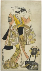 Sanjo Kantaro II en Yaoya Oshichi, 1718